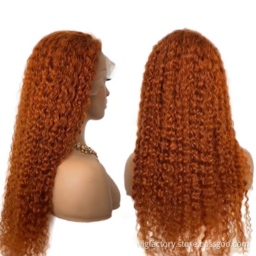 wholesale highlight natural afro curl wig, natural colored  women wigs human hair,bone straight human hair lacefrontawig brazili